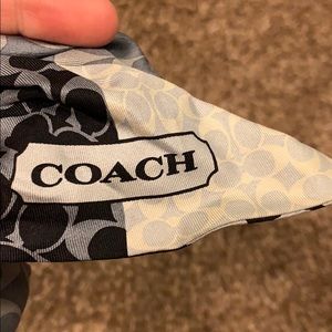 Coach scarf/ bag tie